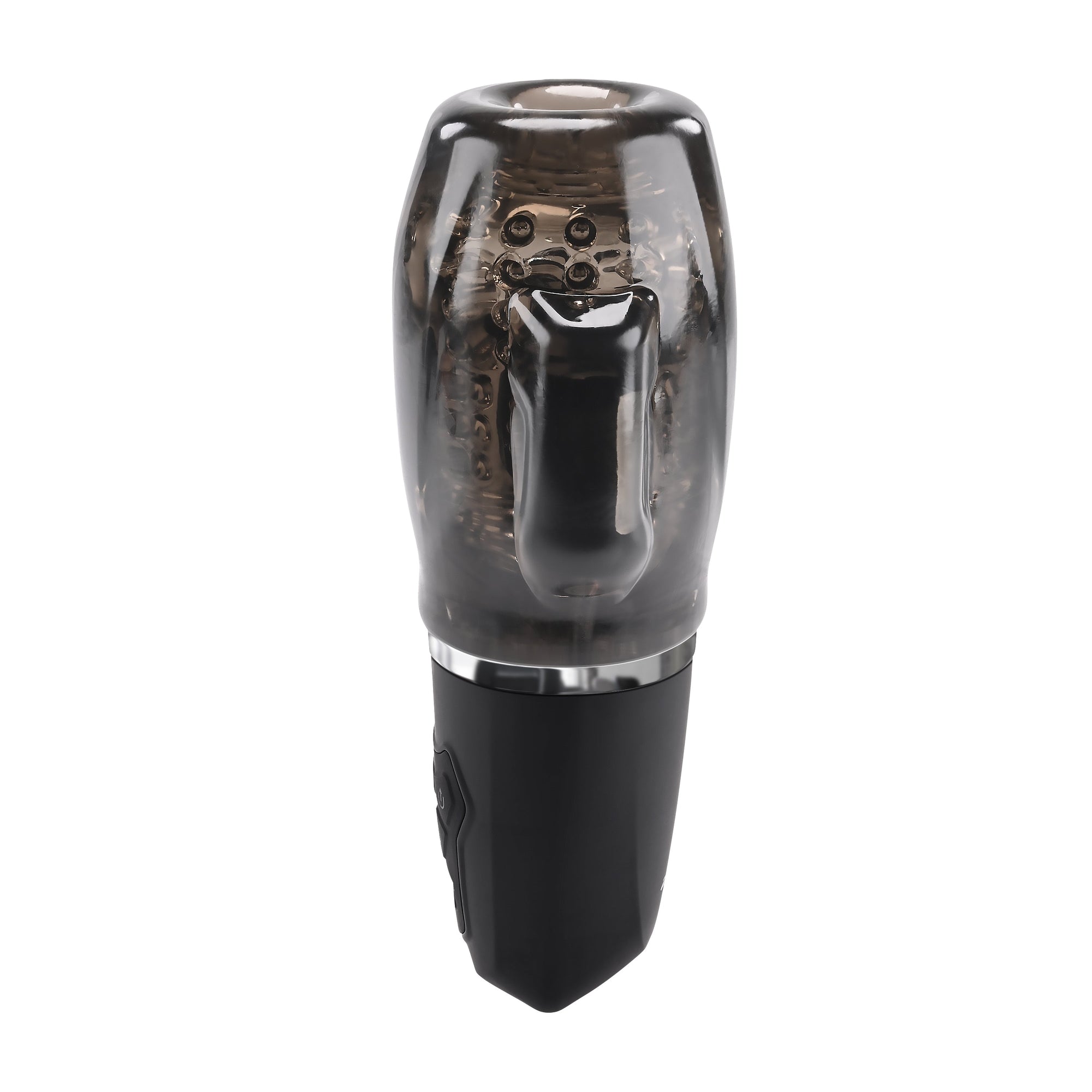 Zero Tolerance - A Sucking Good Time Stroker Masturbator (Black) - Black - Masturbator Mouth (Vibration) Rechargeable