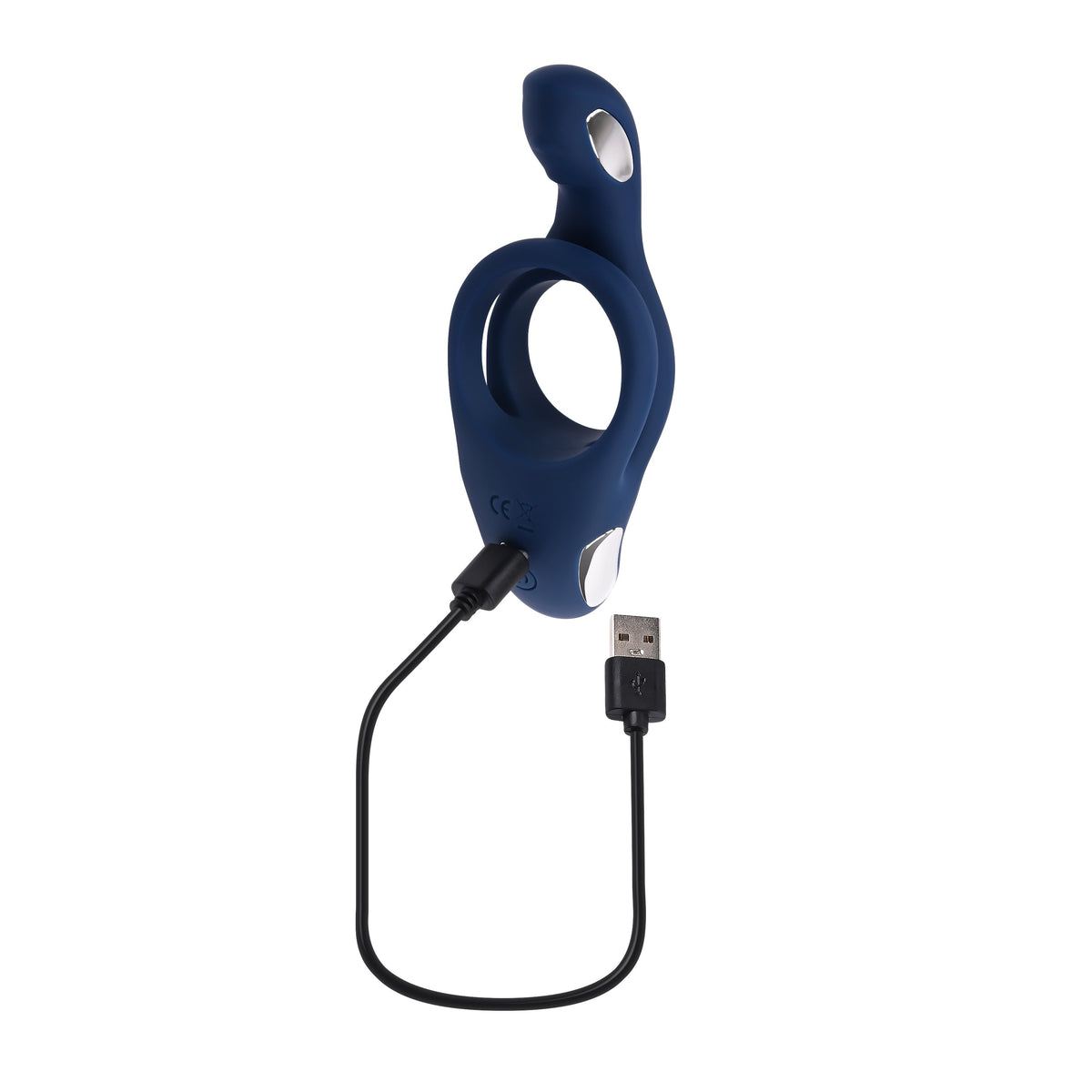 Zero Tolerance - Ring Around The Rosy Rechargeable Cock Ring (Blue) - Blue - Silicone Cock Ring (Vibration) Rechargeable