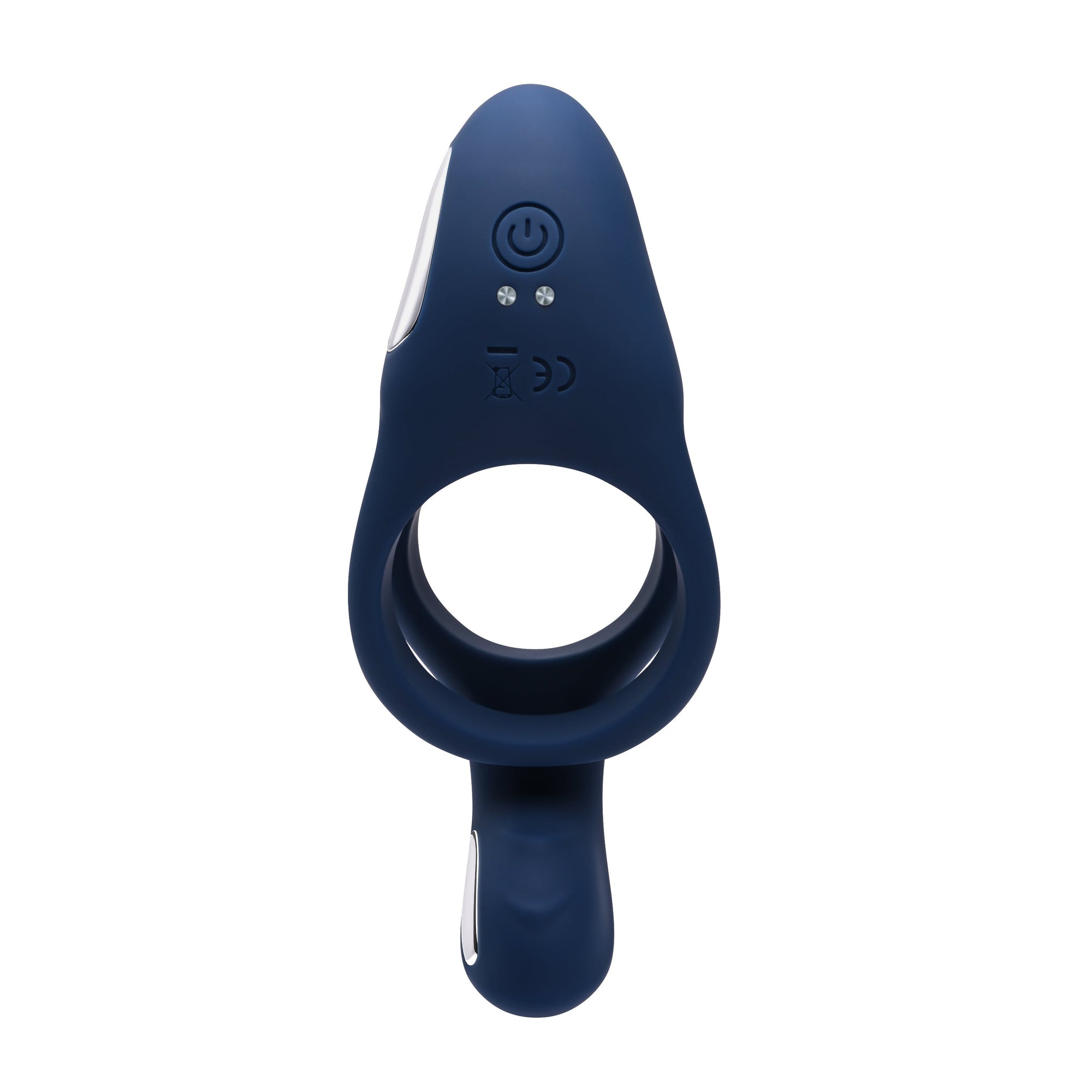 Zero Tolerance - Ring Around The Rosy Rechargeable Cock Ring (Blue) - Blue - Silicone Cock Ring (Vibration) Rechargeable