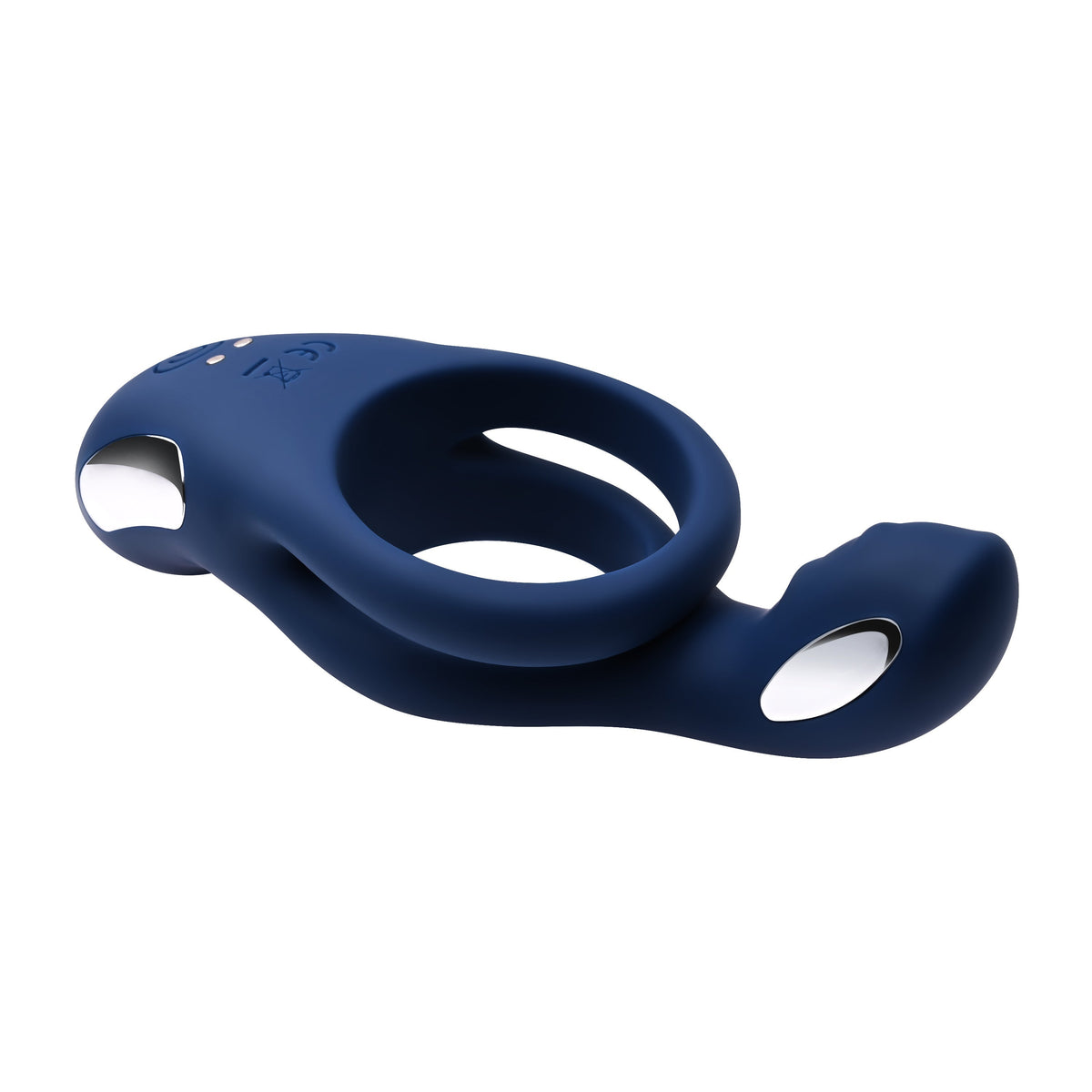 Zero Tolerance - Ring Around The Rosy Rechargeable Cock Ring (Blue) - Blue - Silicone Cock Ring (Vibration) Rechargeable