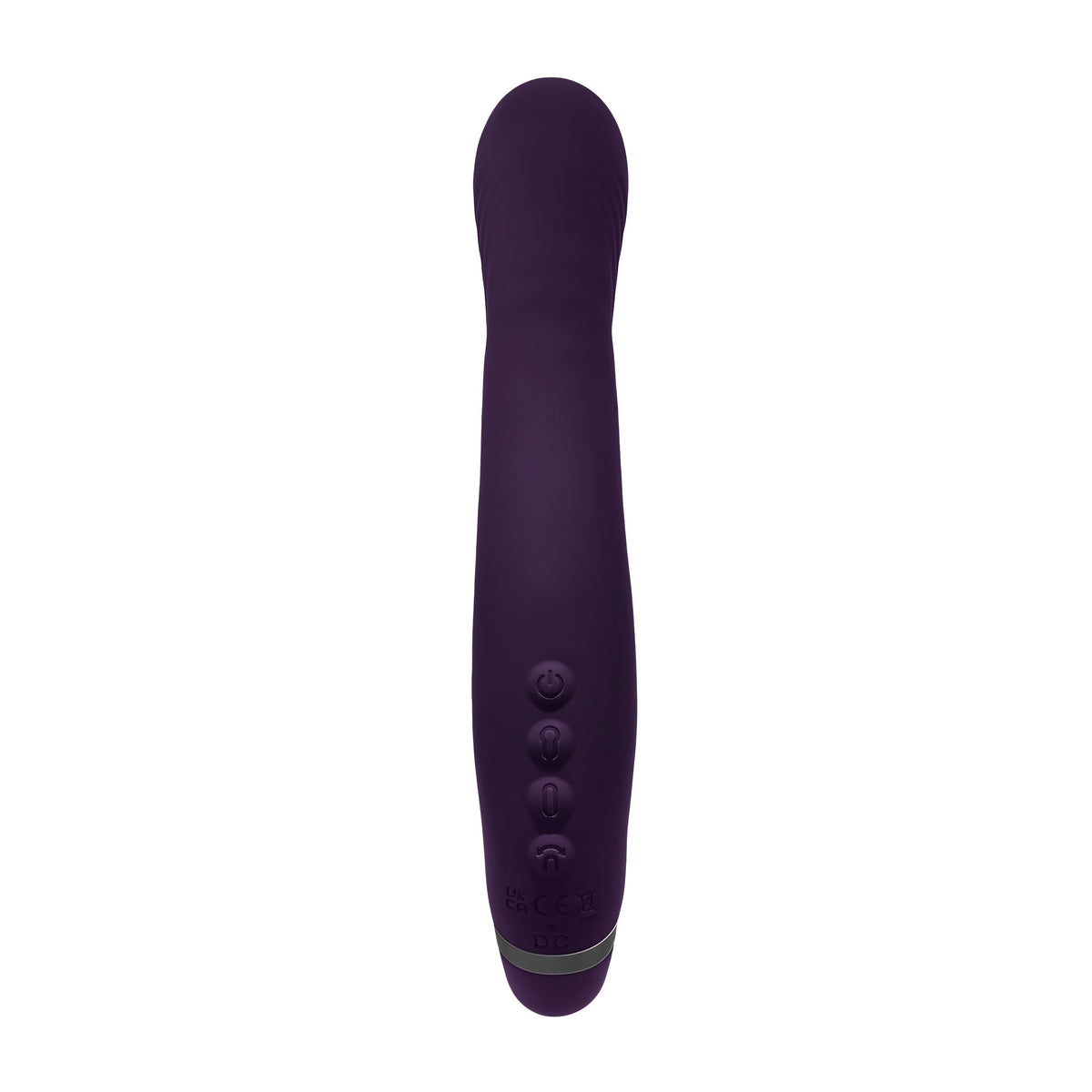 Evolved - Share The Love Strapless Strap On (Purple) - Purple - Strap On with Dildo for Reverse Insertion (Vibration)