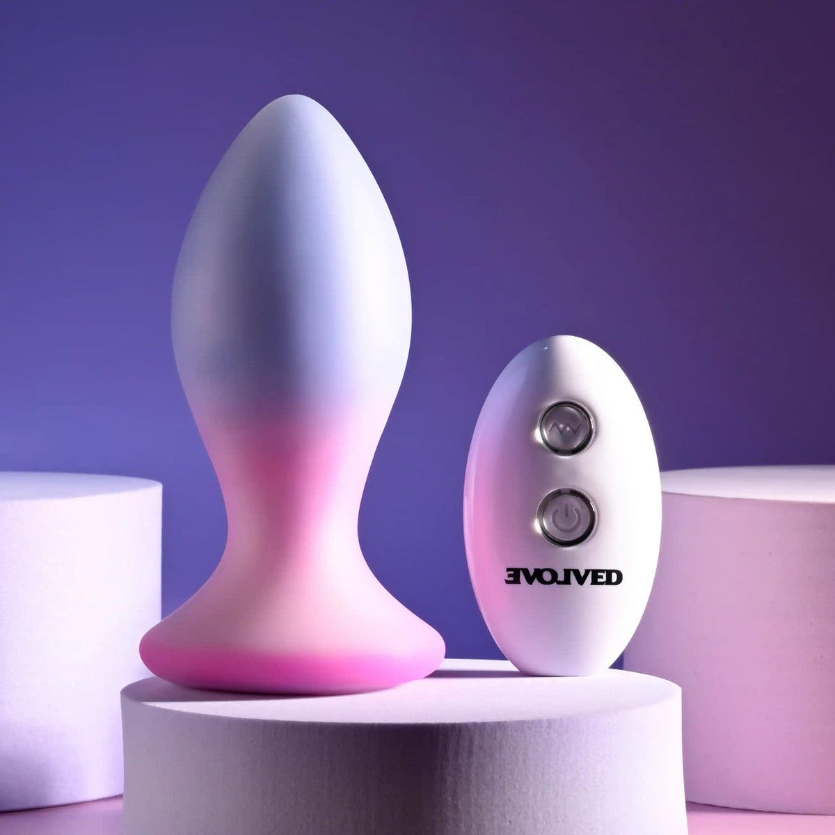 Evolved - Paradise Remote Control Vibrating Anal Plug (Purple)