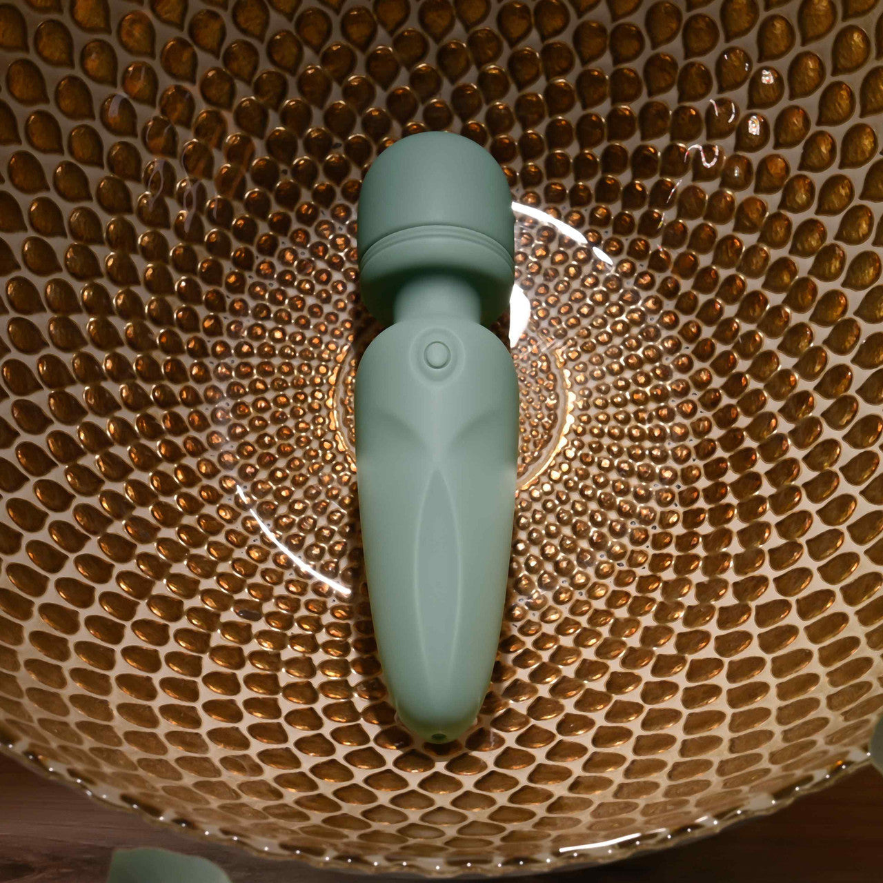 Evolved - Rumble Vibrating Mini Wand Massager (Green)