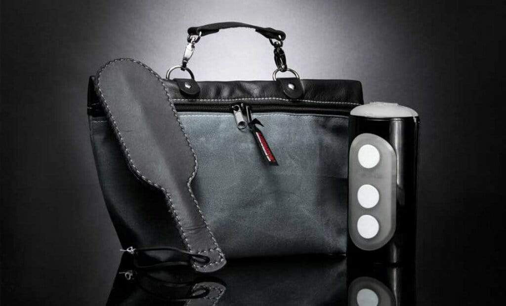 Liberator - Moto Toy Storage Bag Waxed Canvas (Grey) Storage Bag 845628067710 CherryAffairs