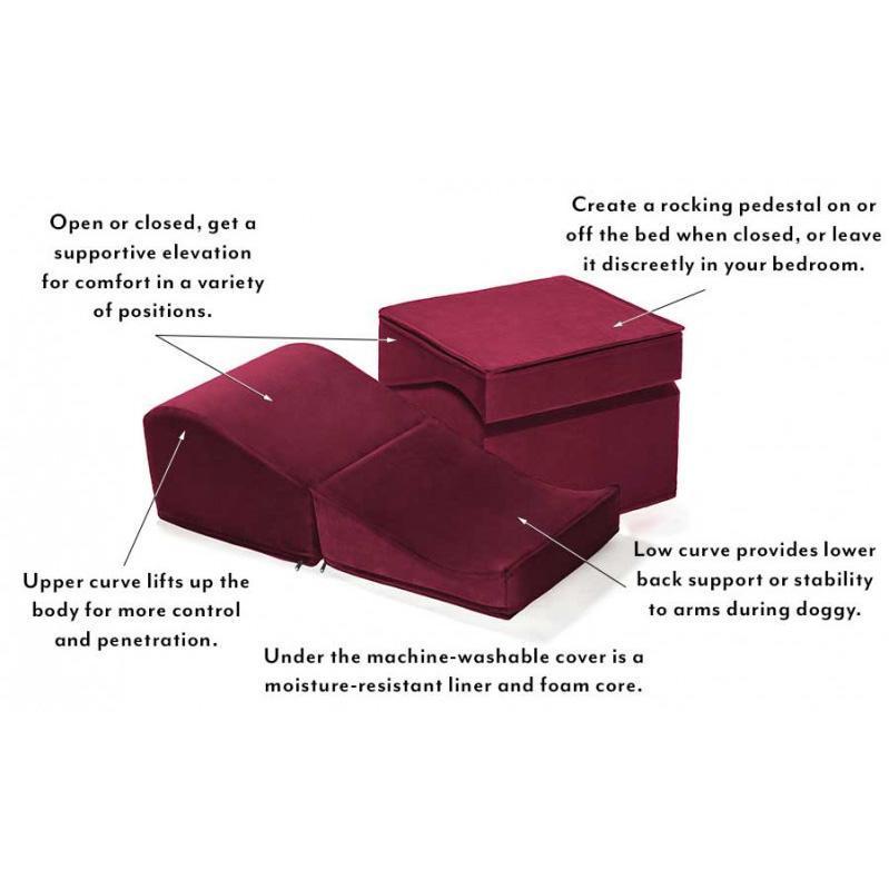 Liberator - Flip Ramp Sex Furniture (Merlot) Sex Furnitures Singapore