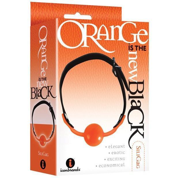 Icon Brands - Orange Is The New Black SiliGag Silicone Ball Gag (Orange) Ball Gag Durio Asia