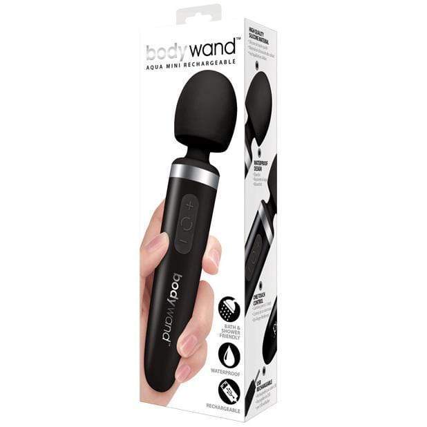 Bodywand - Aqua Mini Rechargeable Wand Massager (Black) Wand Massagers (Vibration) Rechargeable Durio Asia