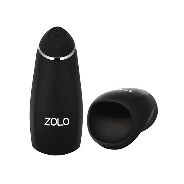 Zolo - Stickshift Thursting Vibrating Squeezable Stroker Masturbator (Black) Masturbator Soft Stroker (Vibration) Rechargeable 626144219 CherryAffairs