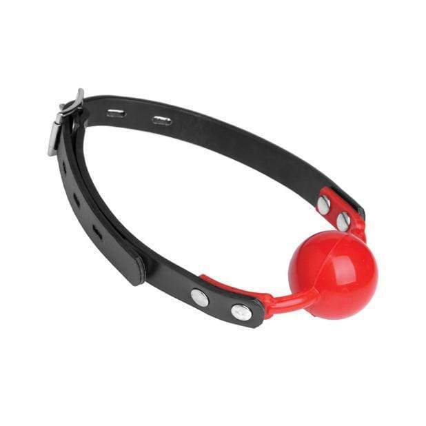 Master Series - The Hush Gag Comfort Ball Gag (Red) Ball Gag