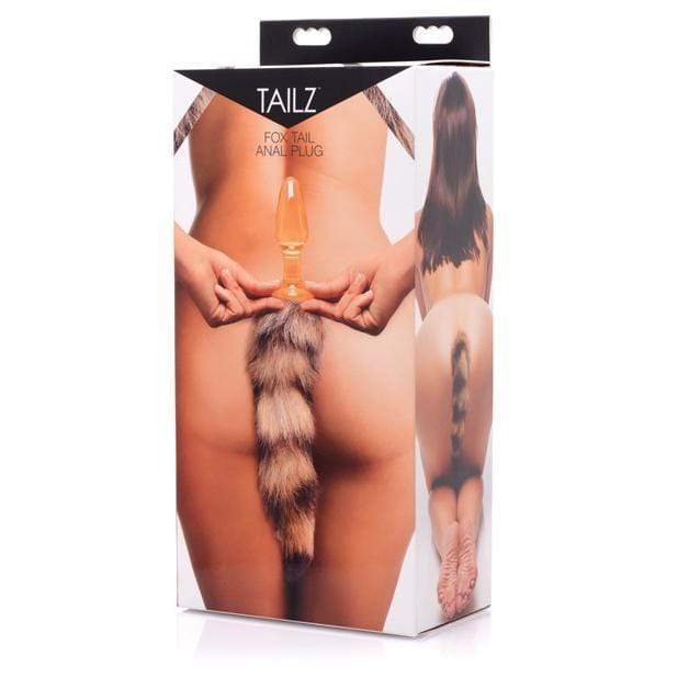 XR - Tailz Fox Tail Glass Anal Plug (Orange) Glass Anal Plug (Non Vibration) 848518013705 CherryAffairs
