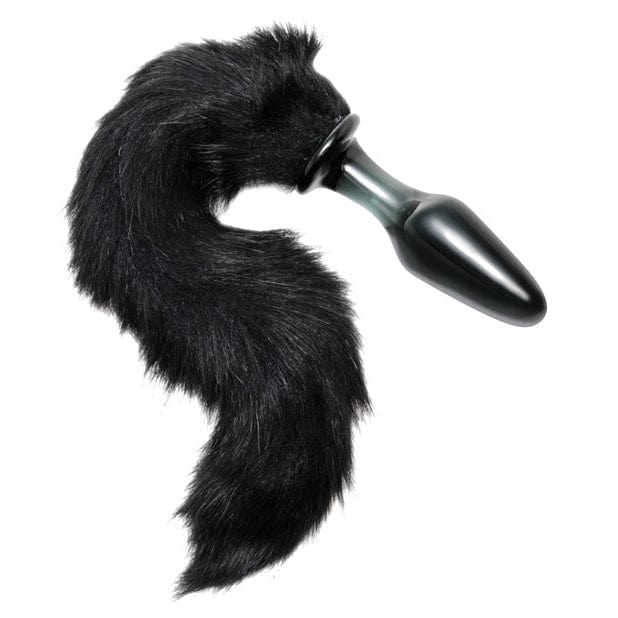 XR - Tailz Midnight Fox Tail Glass Anal Plug (Black) Glass Anal Plug (Non Vibration) 626143722 CherryAffairs