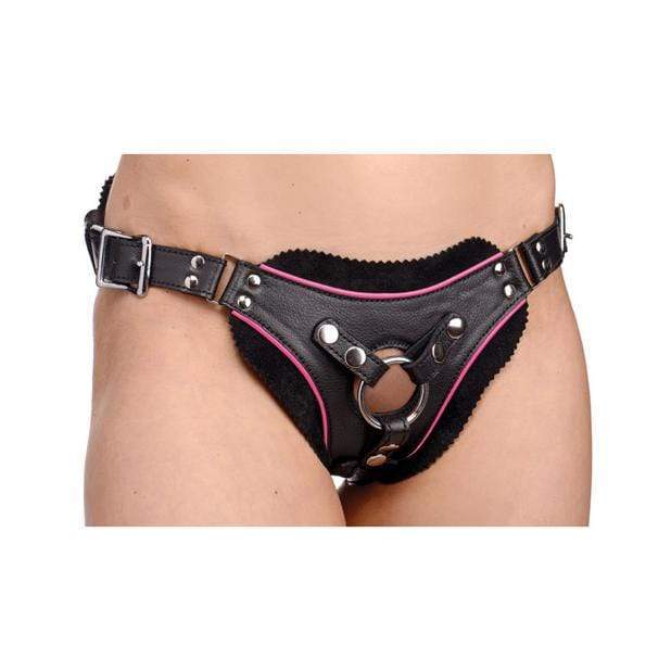 Strap U - Flamingo Low Rise Strap On Harness (Black) Strap On w/o Dildo
