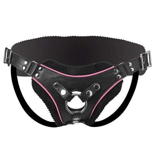 Strap U - Flamingo Low Rise Strap On Harness (Black) Strap On w/o Dildo
