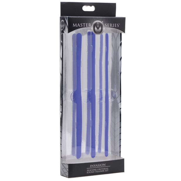 Master Series - Invasion Silicone Urethral Sound Trainer Set (Blue) BDSM (Others) 848518022394 CherryAffairs