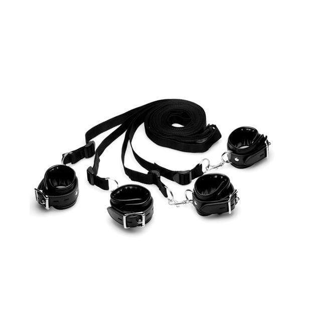XR - Strict BDSM Bed Restraint Kit (Black) Bed Restraint 848518024244 CherryAffairs