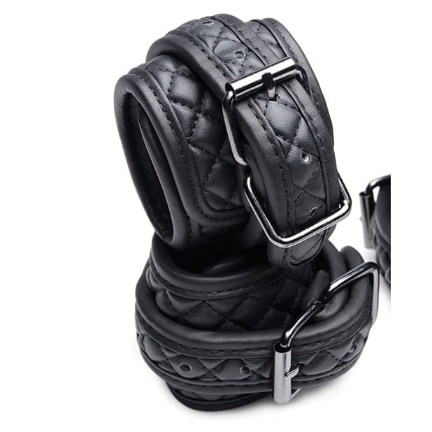 Master Series - Concede Wrist and Ankle Restraint Set with Bonus Hog Tie BDSM (Black) Hand/Leg Cuffs 848518033406 CherryAffairs