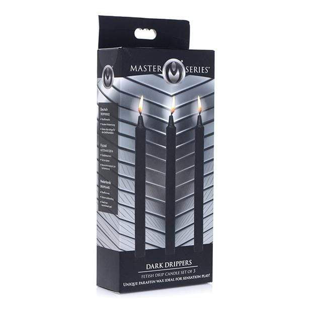 Master Series - Fetish Drip Candles Dark Drippers Set of 3 Massage Candle 324386476 CherryAffairs
