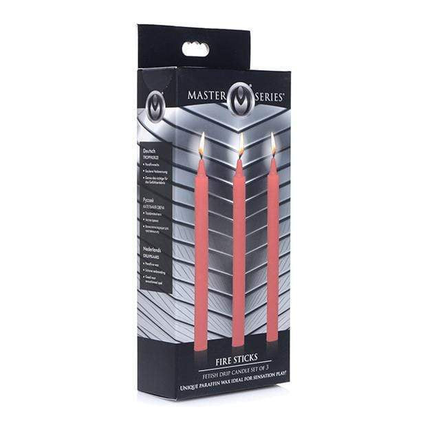 Master Series - Fetish Drip Candles  Fire Sticks Set of 3 Massage Candle 324386055 CherryAffairs