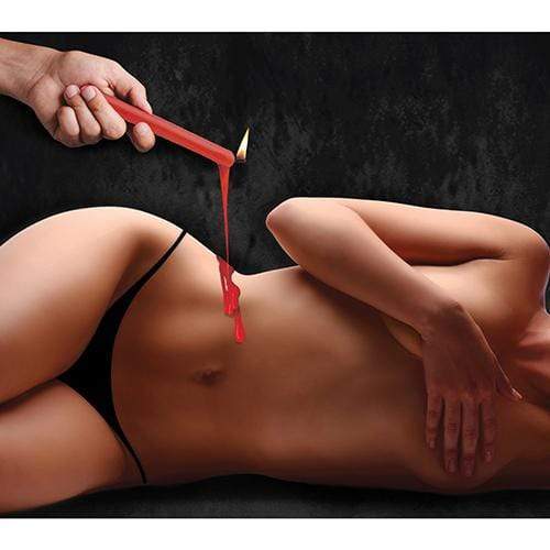 Master Series - Fetish Drip Candles  Fire Sticks Set of 3 Massage Candle CherryAffairs