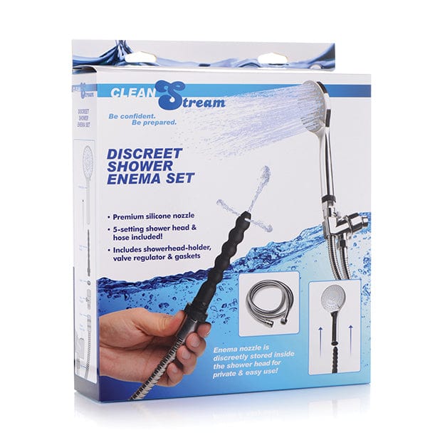XR - CleanStream Discreet Shower Enema Set (Silver) Anal Douche (Non Vibration) 622853368 CherryAffairs