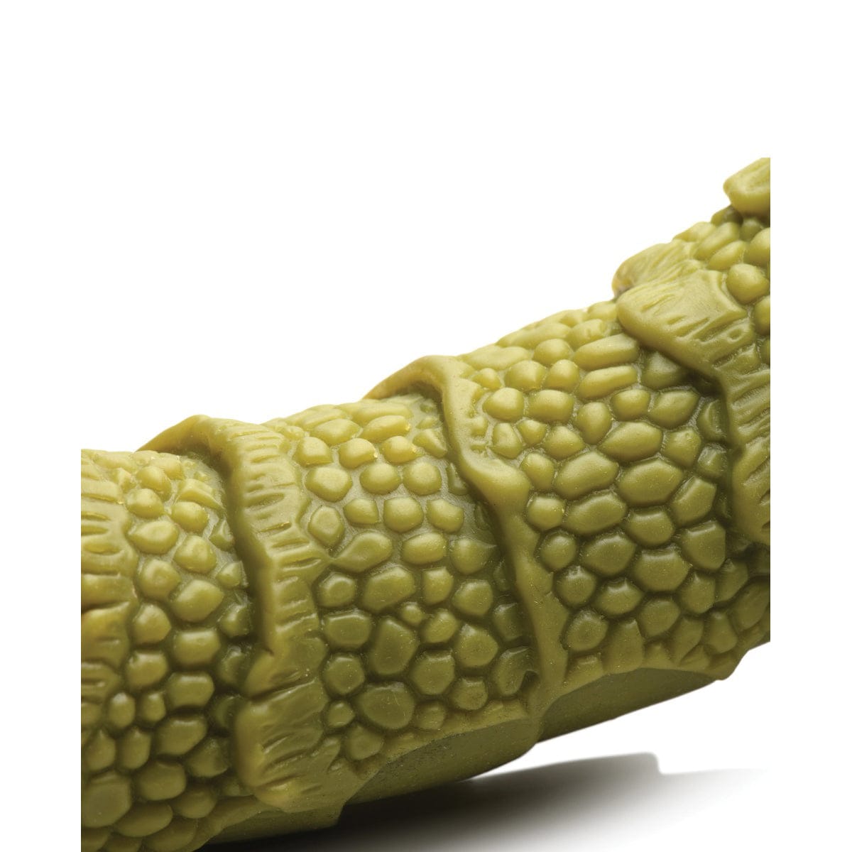 XR - Creature Cocks Swamp Monster Scaly Silicone Dildo (Green) Non Realistic Dildo with suction cup (Non Vibration) 848518048905 CherryAffairs