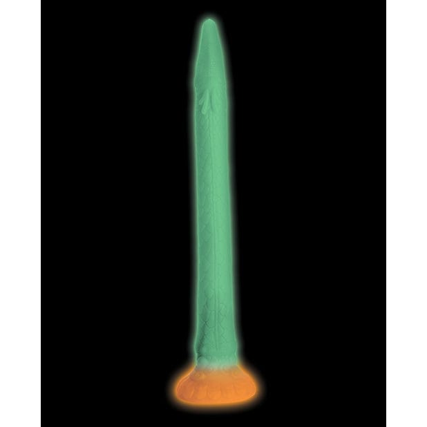 XR - Creature Cocks Glow in the Dark Makara Silicone Snake Dildo 18" (Multi Colour) Non Realistic Dildo with suction cup (Non Vibration) 848518051417 CherryAffairs