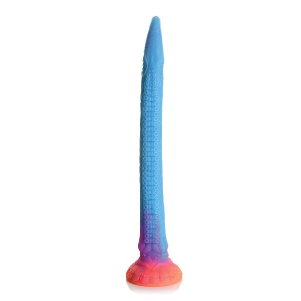 XR - Creature Cocks Glow in the Dark Makara Silicone Snake Dildo 18" (Multi Colour) Non Realistic Dildo with suction cup (Non Vibration) 848518051417 CherryAffairs