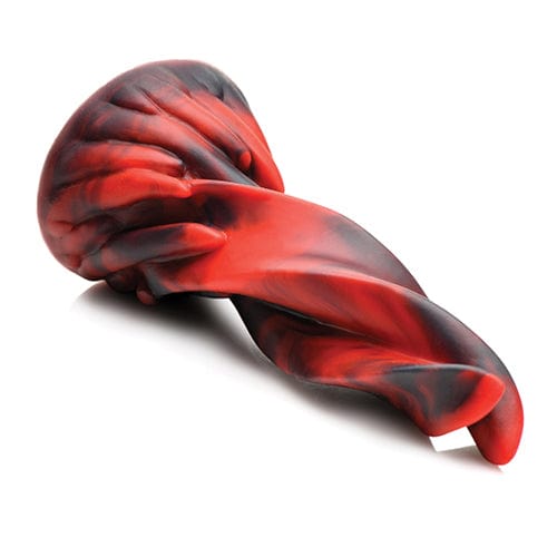 XR - Creature Cocks Hell Kiss Twisted Tongues Silicone Dildo (Red) Non Realistic Dildo with suction cup (Non Vibration) 848518051622 CherryAffairs