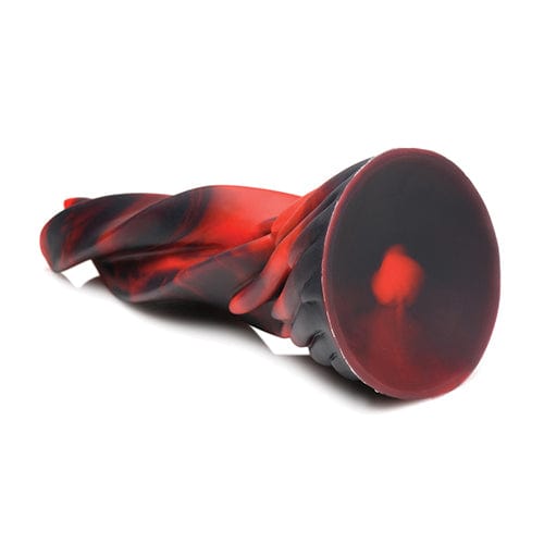 XR - Creature Cocks Hell Kiss Twisted Tongues Silicone Dildo (Red) Non Realistic Dildo with suction cup (Non Vibration) 848518051622 CherryAffairs