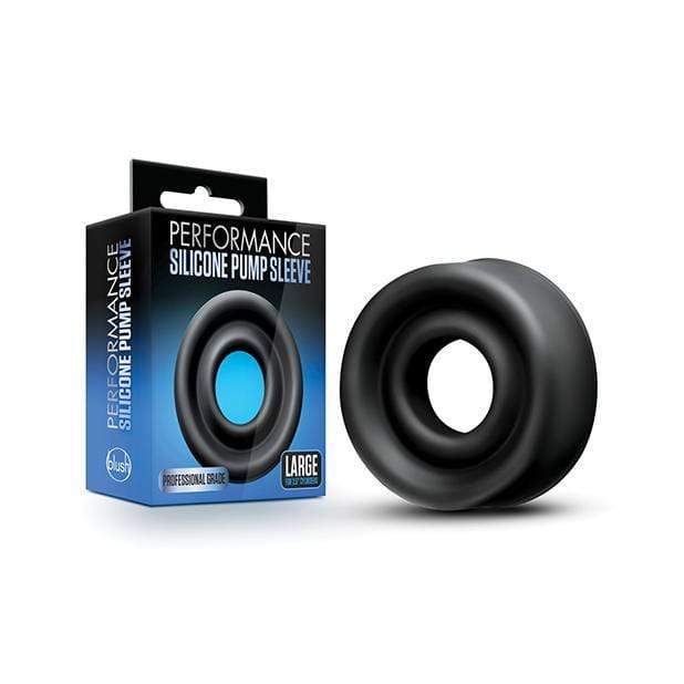 Blush Novelties - Performance Silicone Pump Sleeve Accessory Large (Black) Accessories Durio Asia