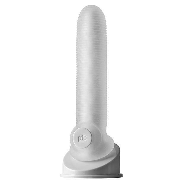 Perfect Fit - Fat Boy Micro Rib Sheath Cock Sleeve 7.5" (Clear) Cock Sleeves (Non Vibration) 851127008123 CherryAffairs