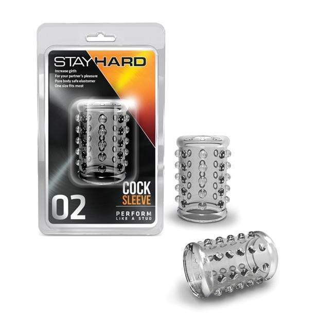 Blush Novelties - Stay Hard Cock Sleeve 02 (Clear) Cock Sleeves (Non Vibration) Durio Asia