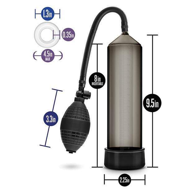 Blush Novelties - Performance VX101 Male Enhancement Penis Pump (Black) Penis Pump (Non Vibration) 853858007697 CherryAffairs