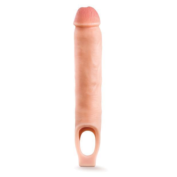 Blush Novelties - Performance Plus Silicone Cock Sheath Penis Extender 11.5" (Beige) Cock Sleeves (Non Vibration) 853858007949 CherryAffairs