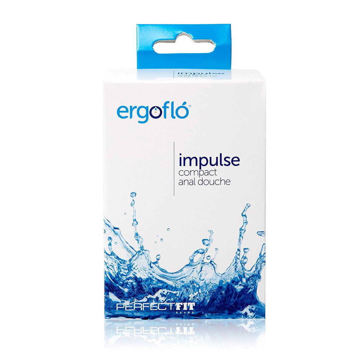 Perfect Fit - Ergoflo Impulse Anal Douche (Black) - PleasureHobby