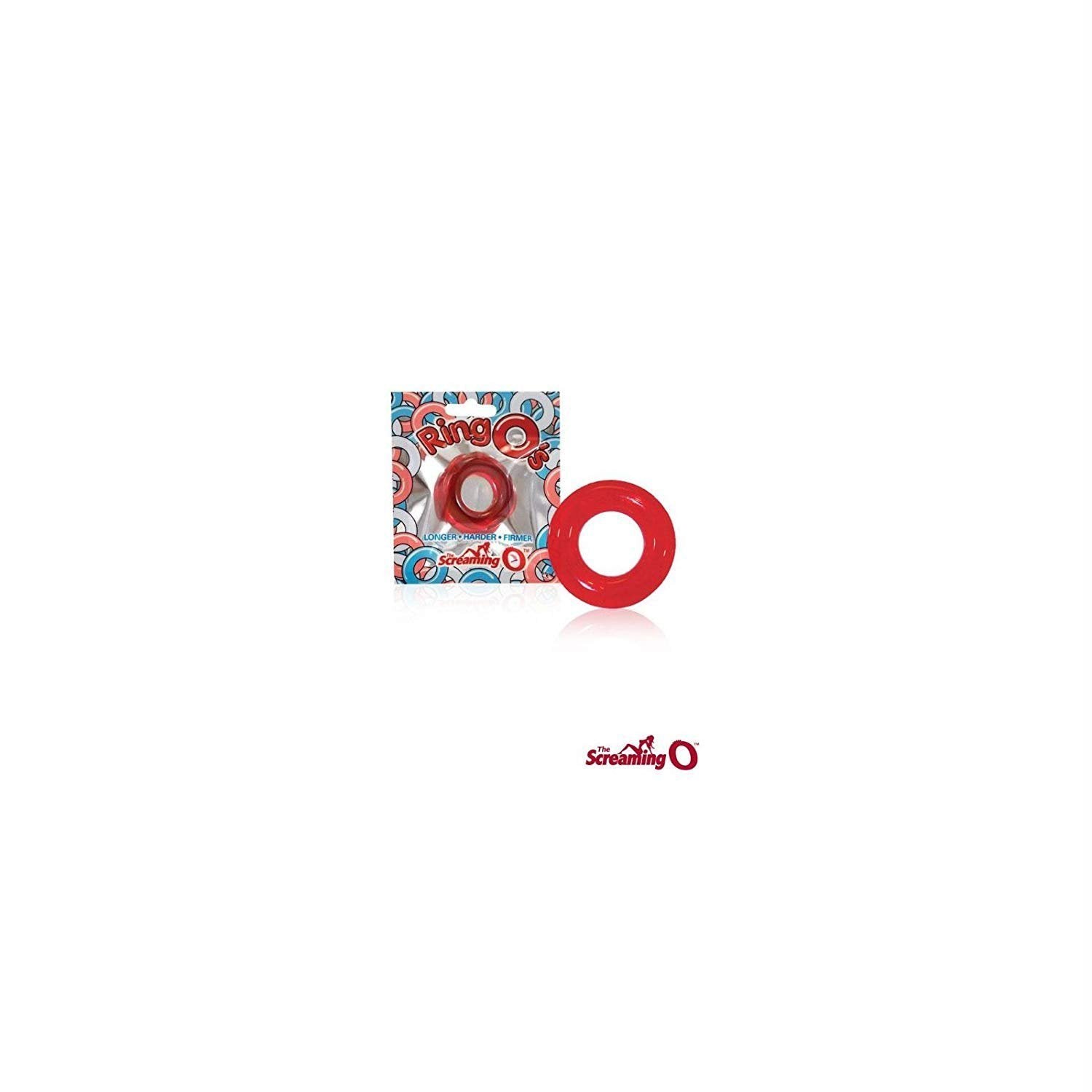 TheScreamingO - RingO Rubber Cock Ring (Red) Rubber Cock Ring (Non Vibration) Singapore