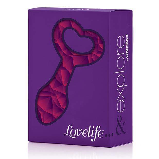 OhMiBod - Lovelife Explore Pleasure Anal Plug (Purple) Anal Plug (Non Vibration) 855599005550 CherryAffairs