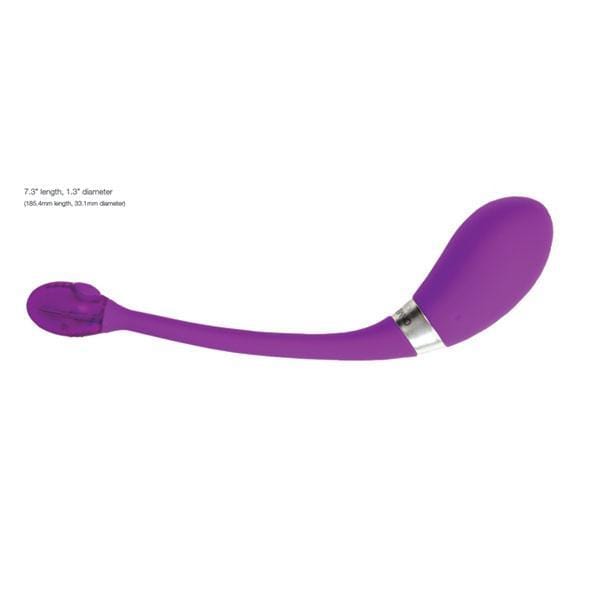 OhMiBod - Kiiroo Esca 2 App-Controlled Vibrator (Purple) - Purple - Remote Control Dildo w/o Suction Cup (Vibration)