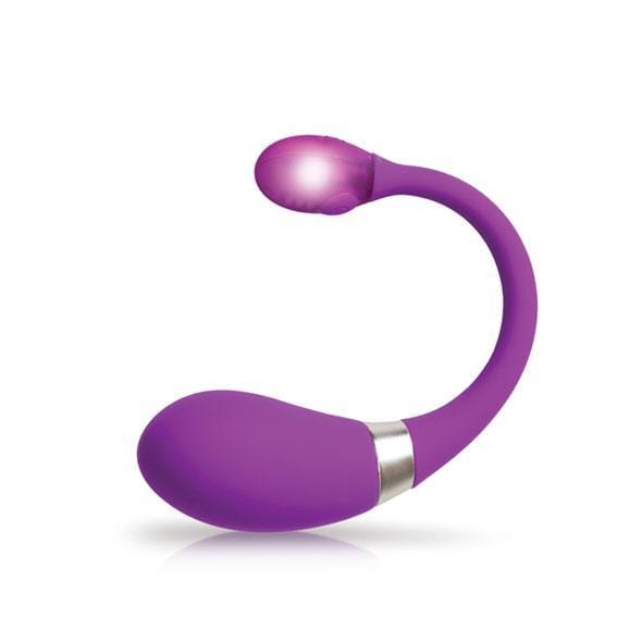 OhMiBod - Kiiroo Esca 2 App-Controlled Vibrator (Purple) - Purple - Remote Control Dildo w/o Suction Cup (Vibration)