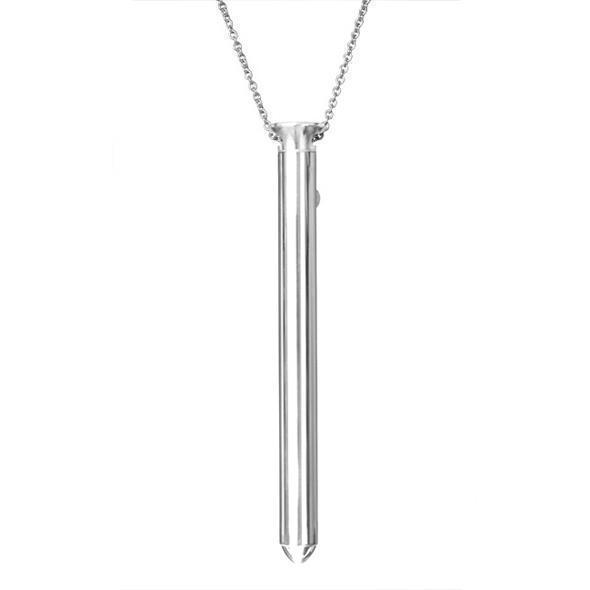 Crave - Vesper Vibrator Necklace (Silver) Discreet Toys Durio Asia