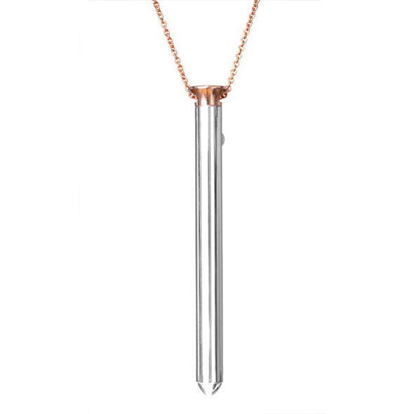Crave - Vesper Vibrator Necklace (Rose Gold) Discreet Toys Durio Asia