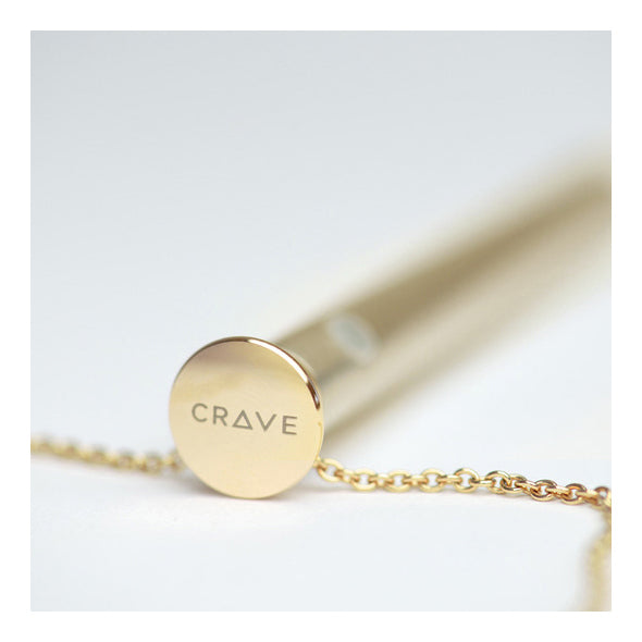 Crave - Vesper Vibrator Necklace (Gold) - Gold - Discreet Toys