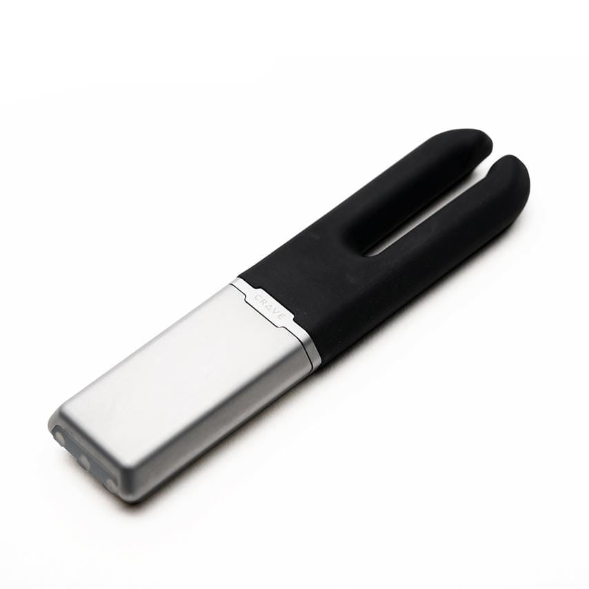 Crave - Duet Pro Discreet Clit Massager (Black) Discreet Toys CherryAffairs
