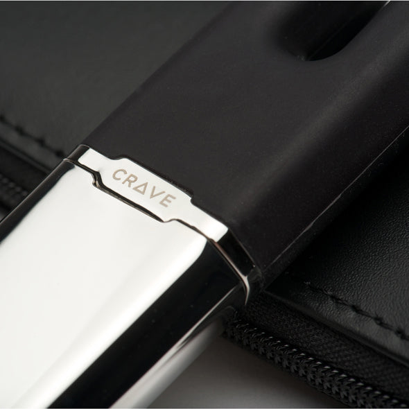 Crave - Duet Vibrator (Black) - Black - Discreet Toys