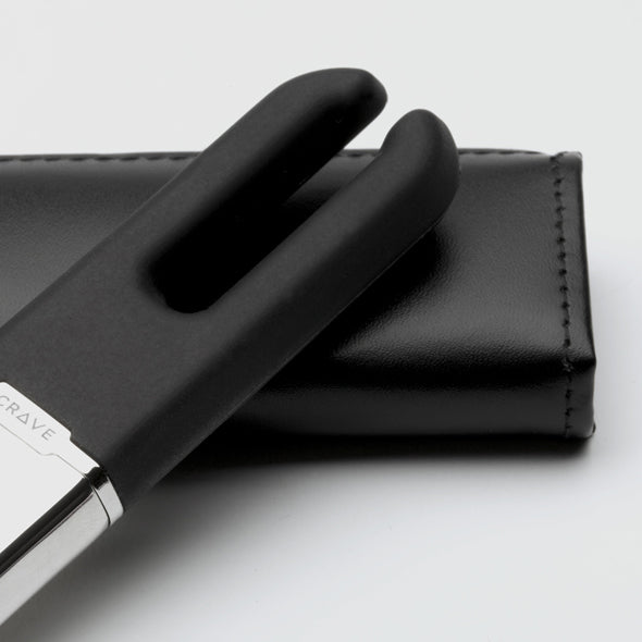 Crave - Duet Vibrator (Black) - Black - Discreet Toys