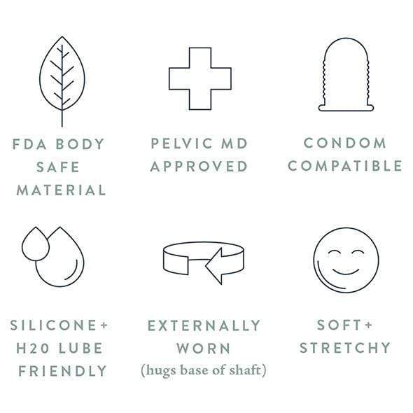 Ohnut - Soft Buffer Rings Set of 4 (White) Couples Set 860000250405 CherryAffairs