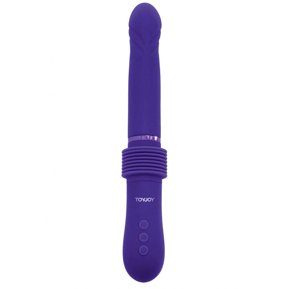 ToyJoy - Magnum Opus Supreme I Thrust in You Thruster Vibrator (Purple) Realistic Dildo w/o suction cup (Vibration) Rechargeable 8713221820853 CherryAffairs