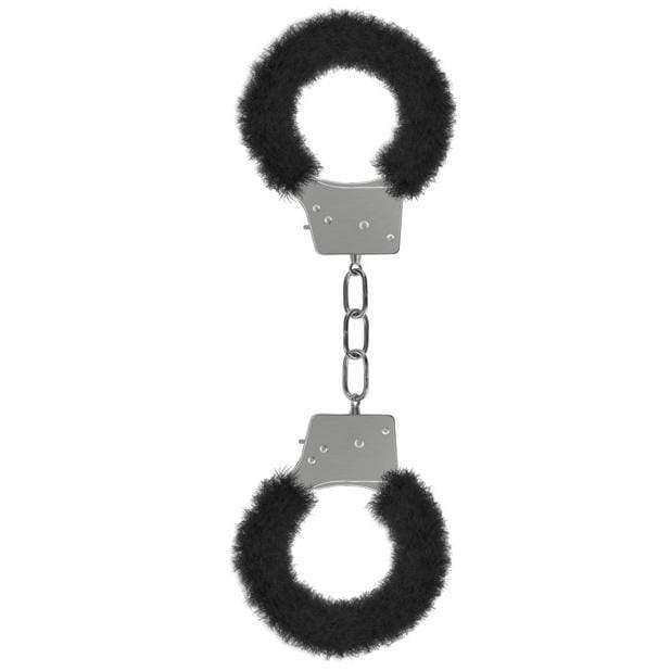 Shots - Ouch Beginner&#39;s Furry Handcuffs (Black) Hand/Leg Cuffs 274035317 CherryAffairs