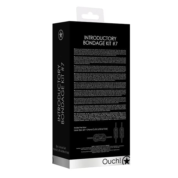 Shots - Ouch BDSM Beginners Introductory Bondage Kit #7 (Black) BDSM Set 625990984 CherryAffairs