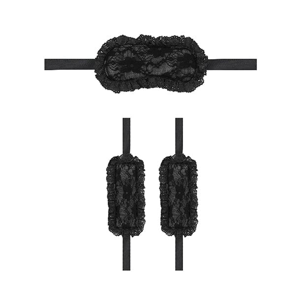 Shots - Ouch BDSM Beginners Introductory Bondage Kit #7 (Black) BDSM Set 625990984 CherryAffairs